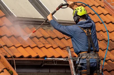 Démoussage et hydrofuge de toiture à Camors